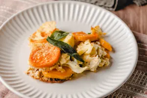 Sweet Potato Surprise Bake