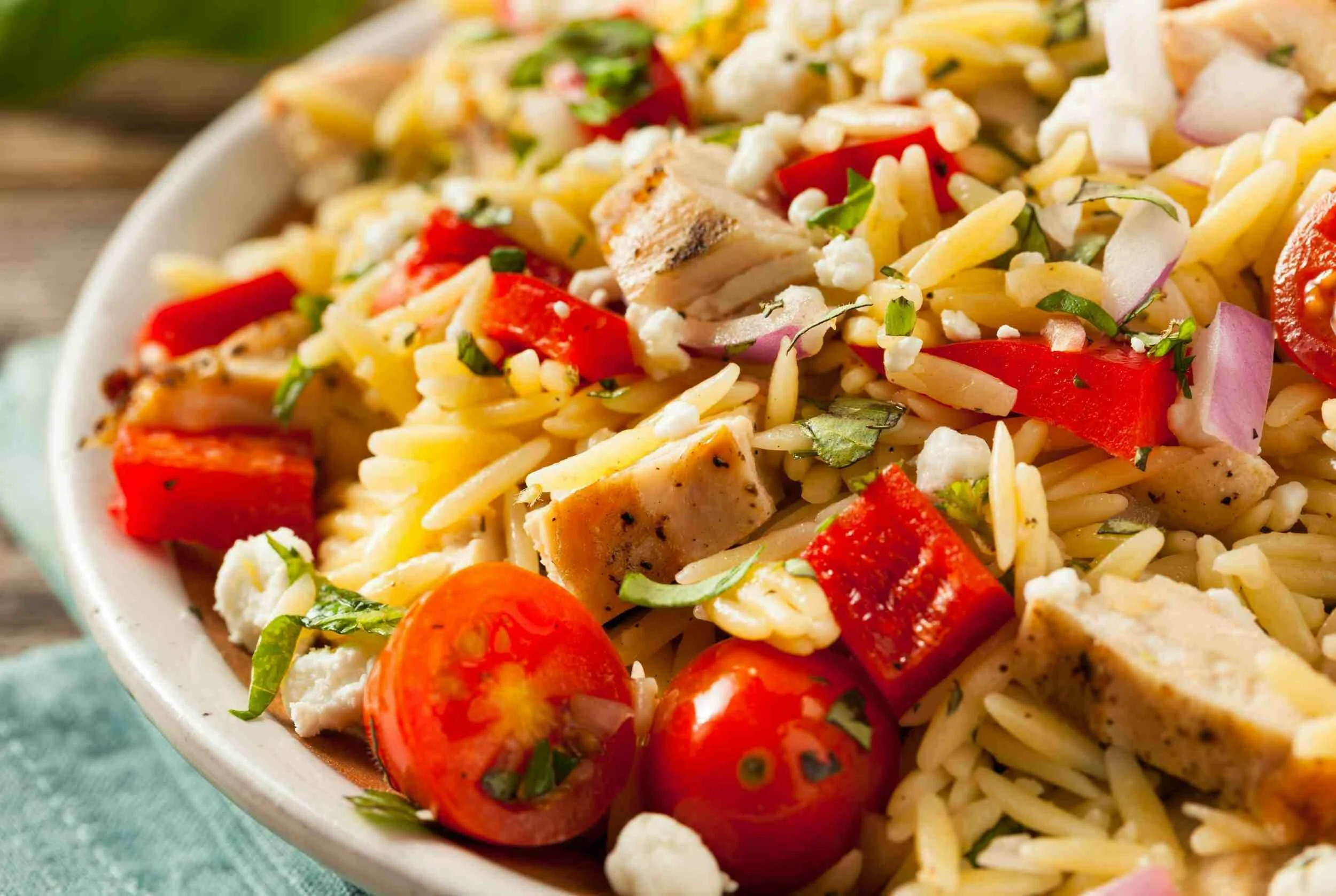 Mom's Chicken Orzo Salad | Recipe Saver