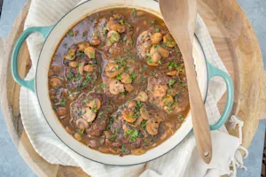 Classic Salisbury Steak with Mushroom Gravy-3