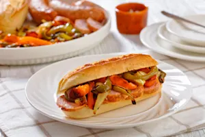 Sausage Pepper Sheet Pan