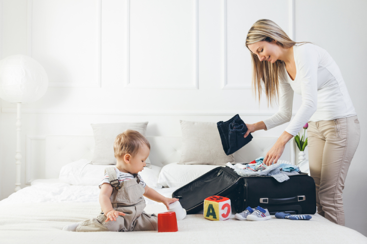  What do moms say is bad for both family trips and sleeping? image