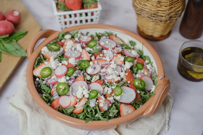 Strawberry Arugula Salad