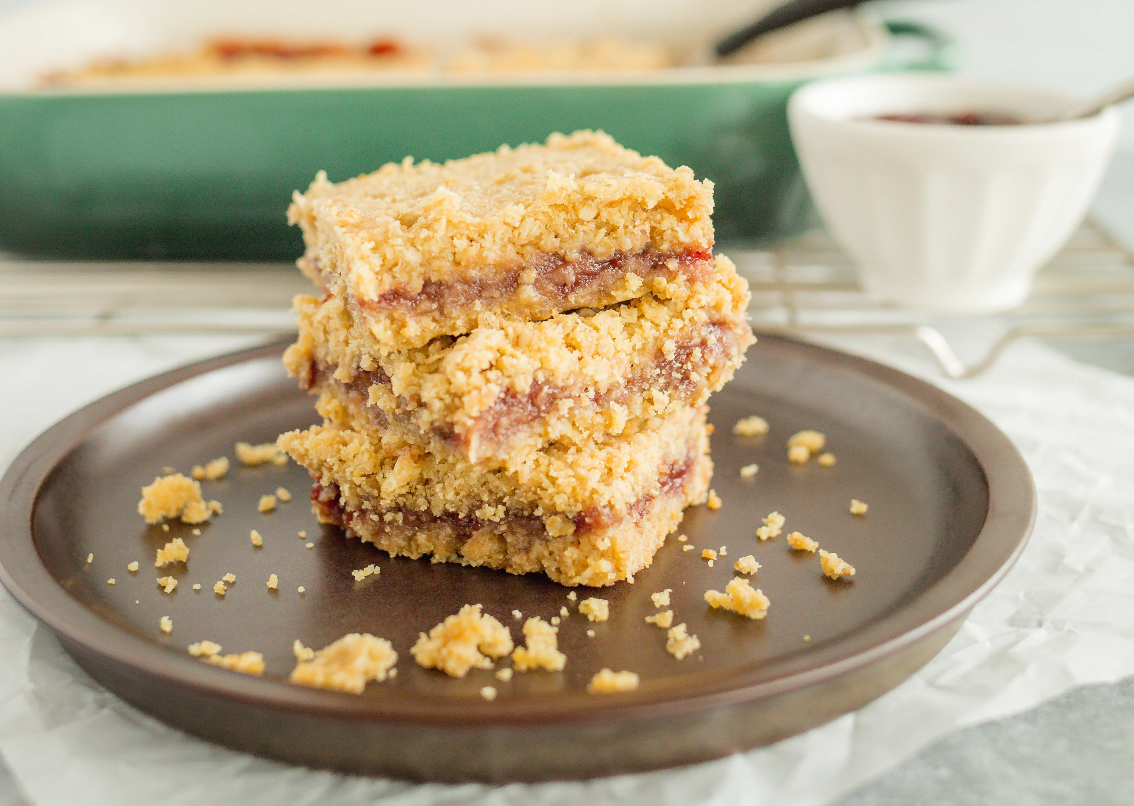 Strawberry Oatmeal Bars | Cooking Professionally