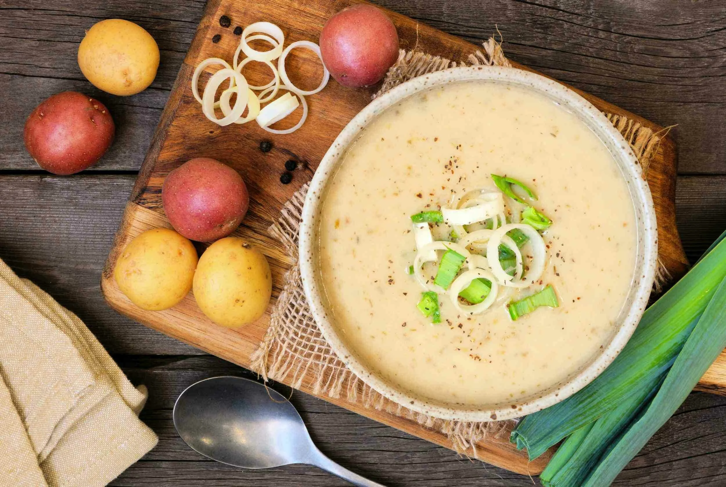 Chunky Potato Leek Soup | Command Cooking