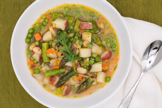 Spring Veggie Minestrone 4