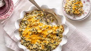 Green Rice Casserole
