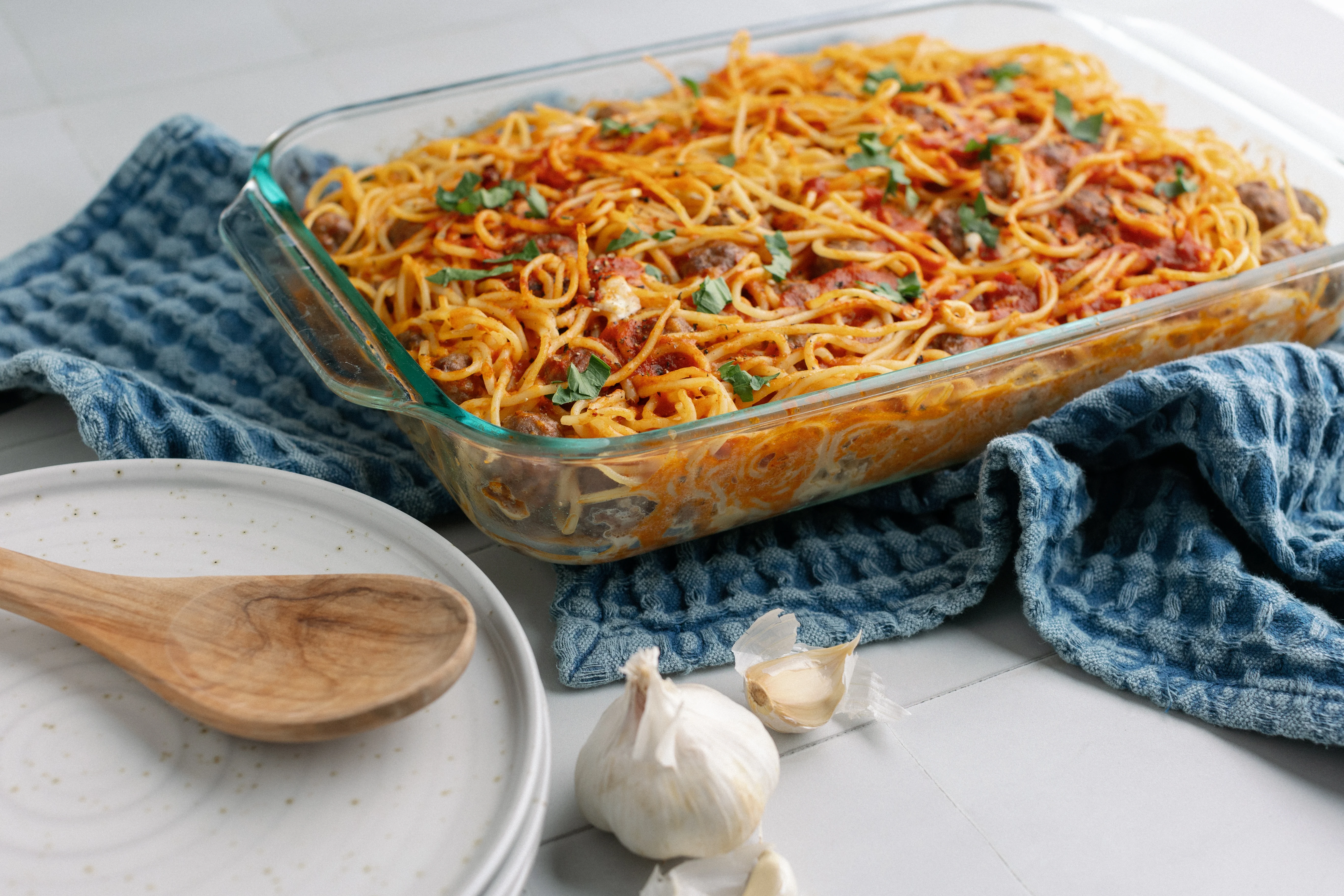 Meatball Spaghetti Bake | Cooking Professionally
