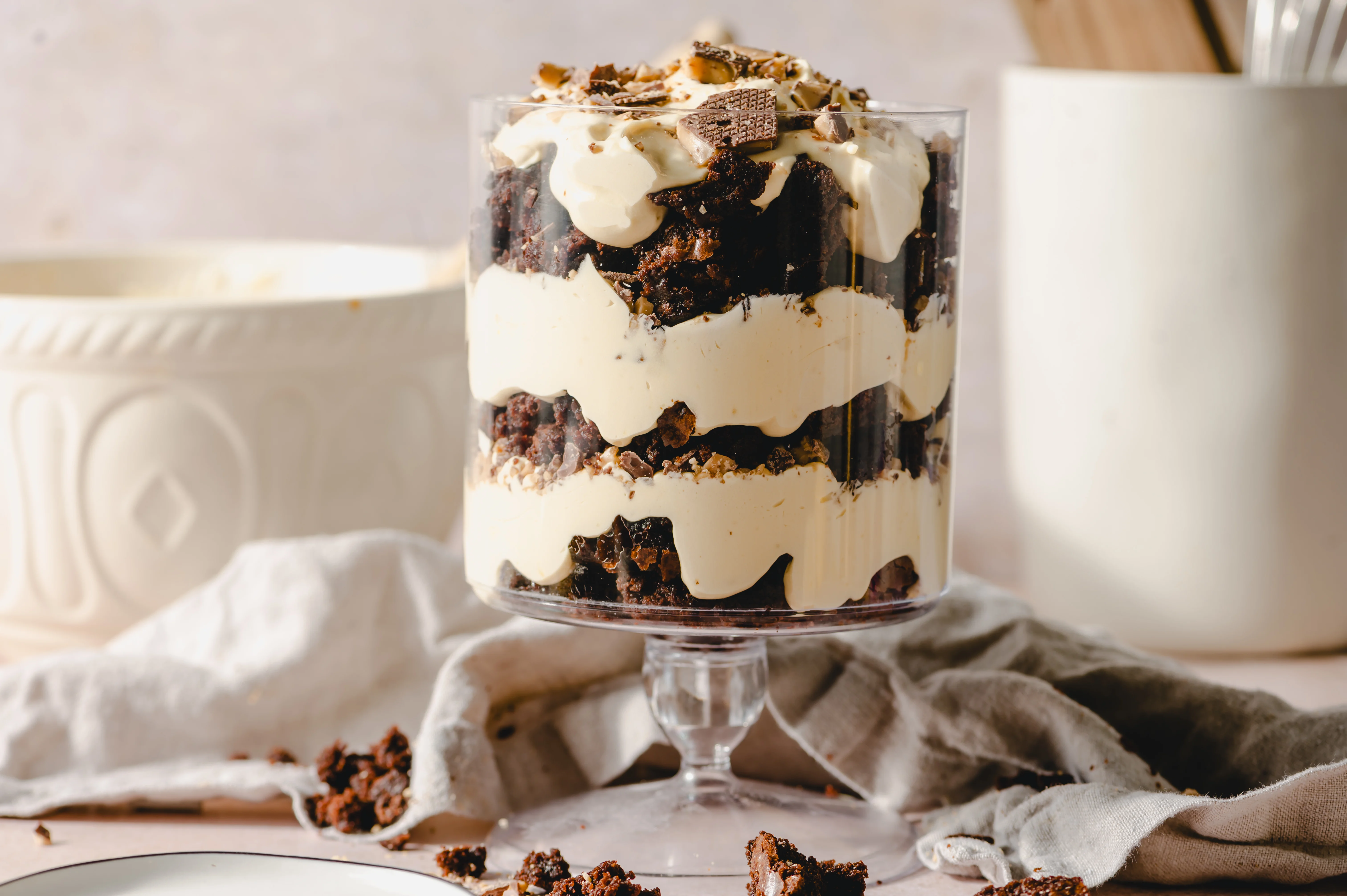 Brownie Mocha Trifle | Mama's Cooking