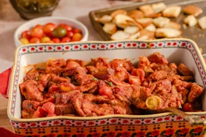 Cherry Tomato Cobbler