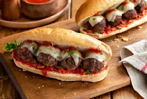 Oven-Baked Meatball Sandwiches image