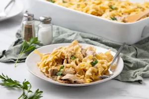 Fancy Turkey Tetrazzini Bake