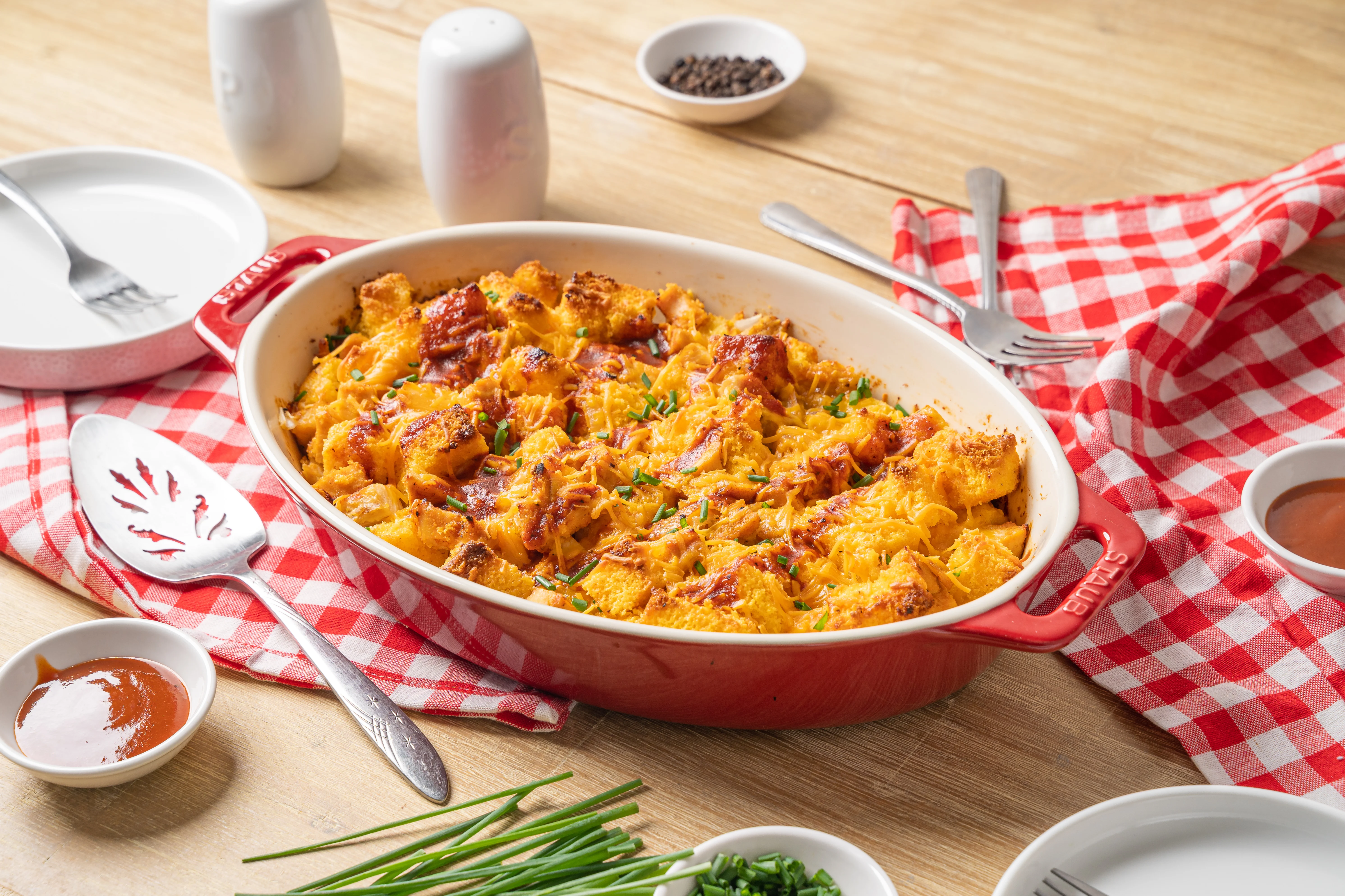 BBQ Chicken Bread Bake | Command Cooking