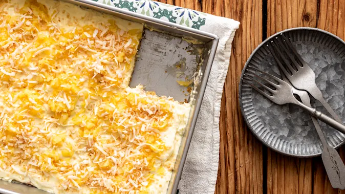 Pina Colada Icebox Cake