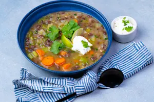 Spikes black bean soup-1