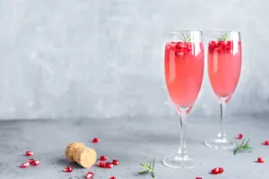 Pomegranate French 75