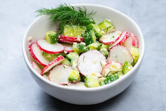 Radish cucumber salad-4