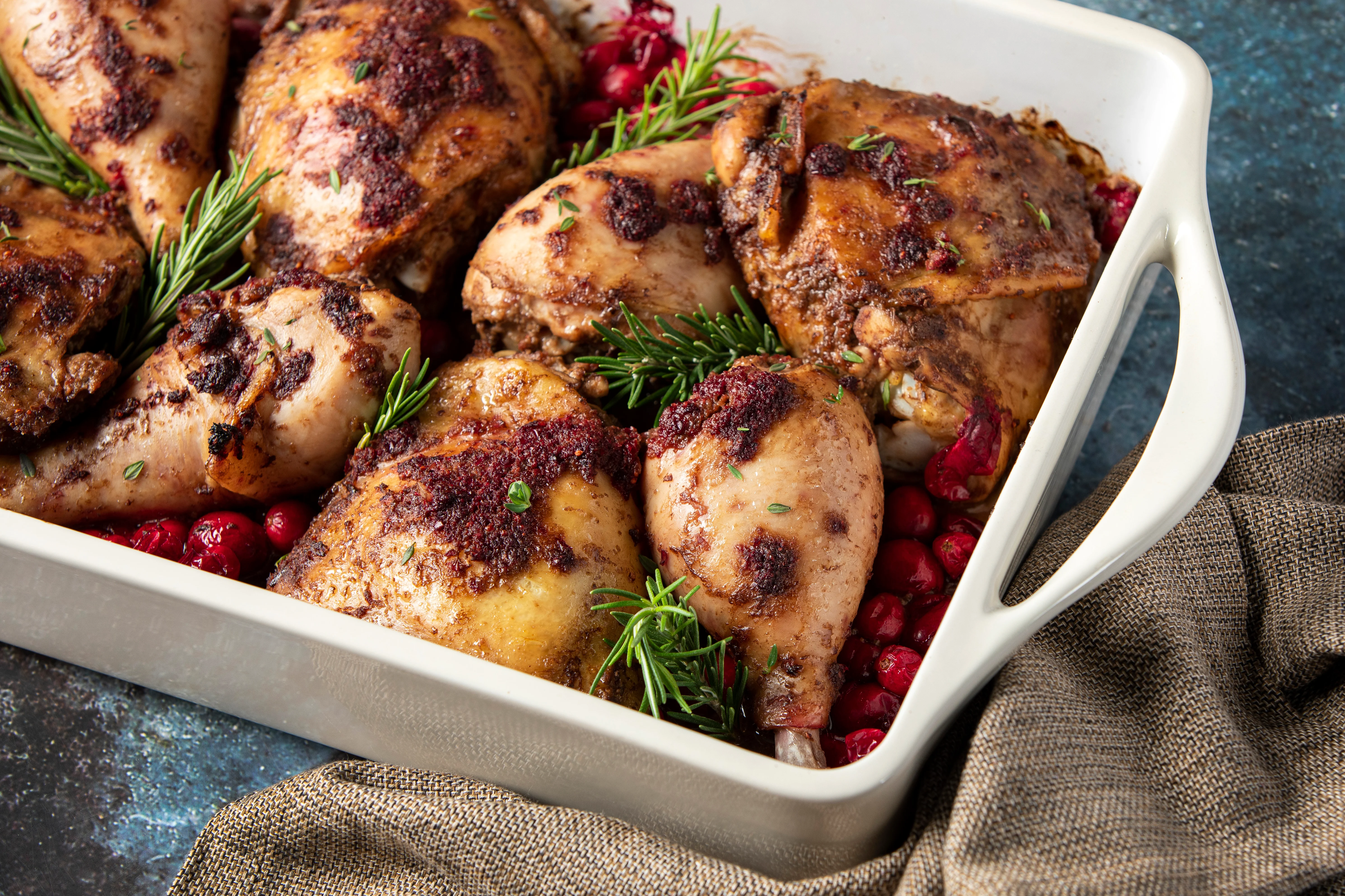 Cranberry Chicken Thighs | Command Cooking