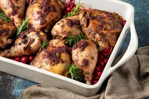 Cranberry Chicken Thighs