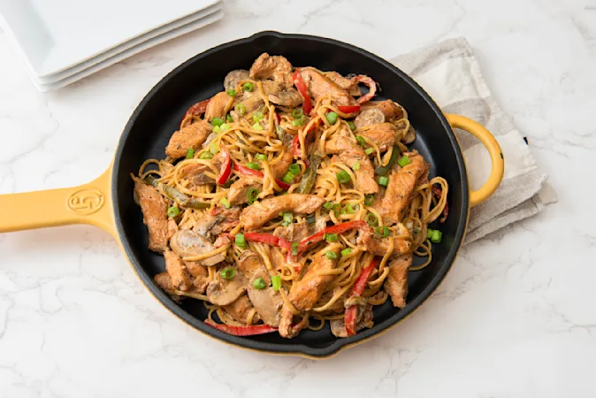 Old Bay Chicken Pasta