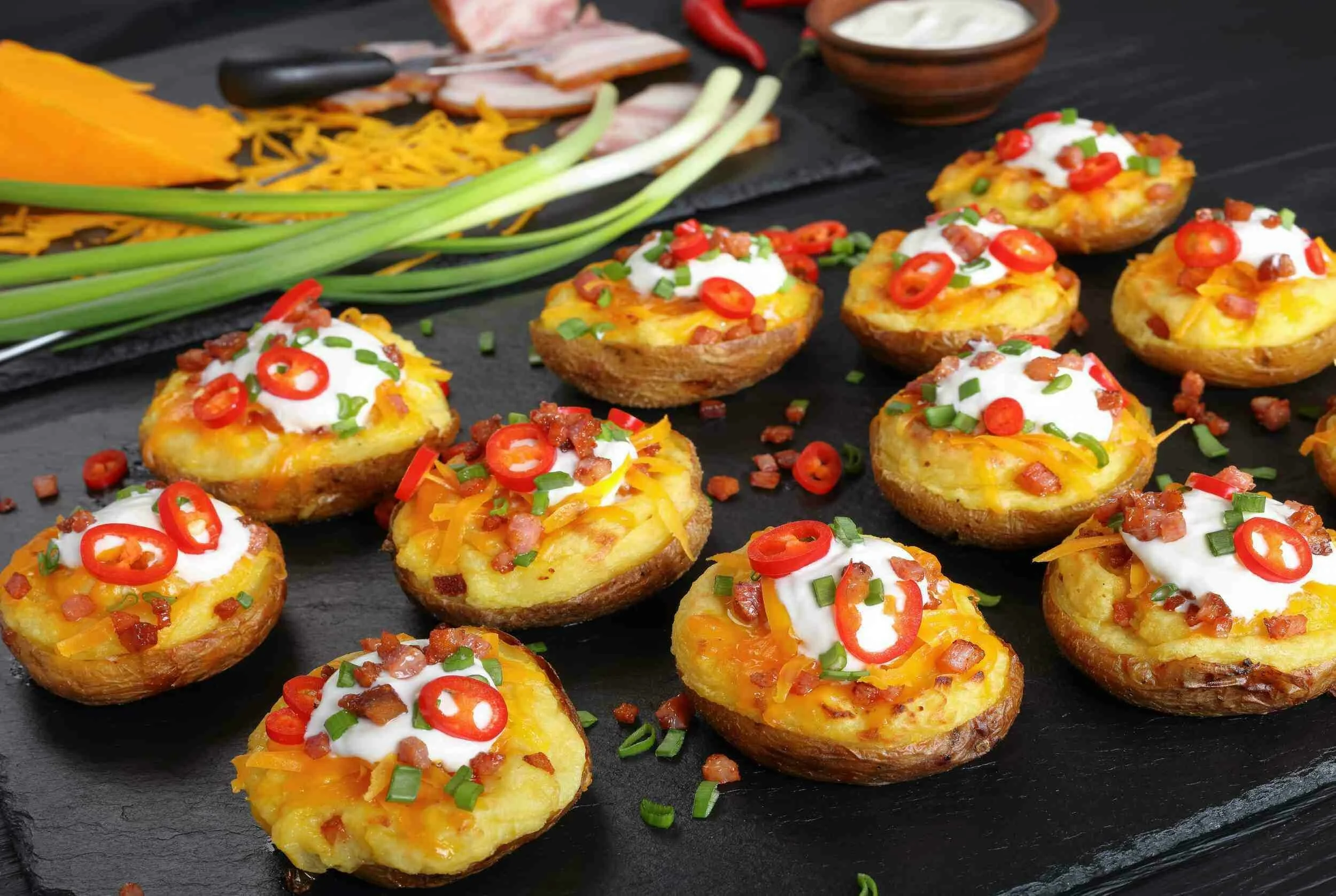 Loaded Twice Baked Potato Bites | Recipe Saver