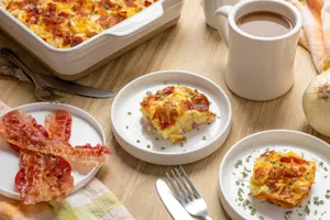 Bagel Breakfast Casserole-4