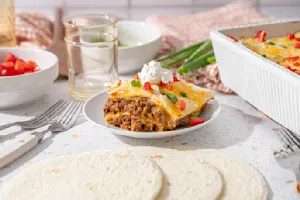 Weeknight Mexican Lasagna