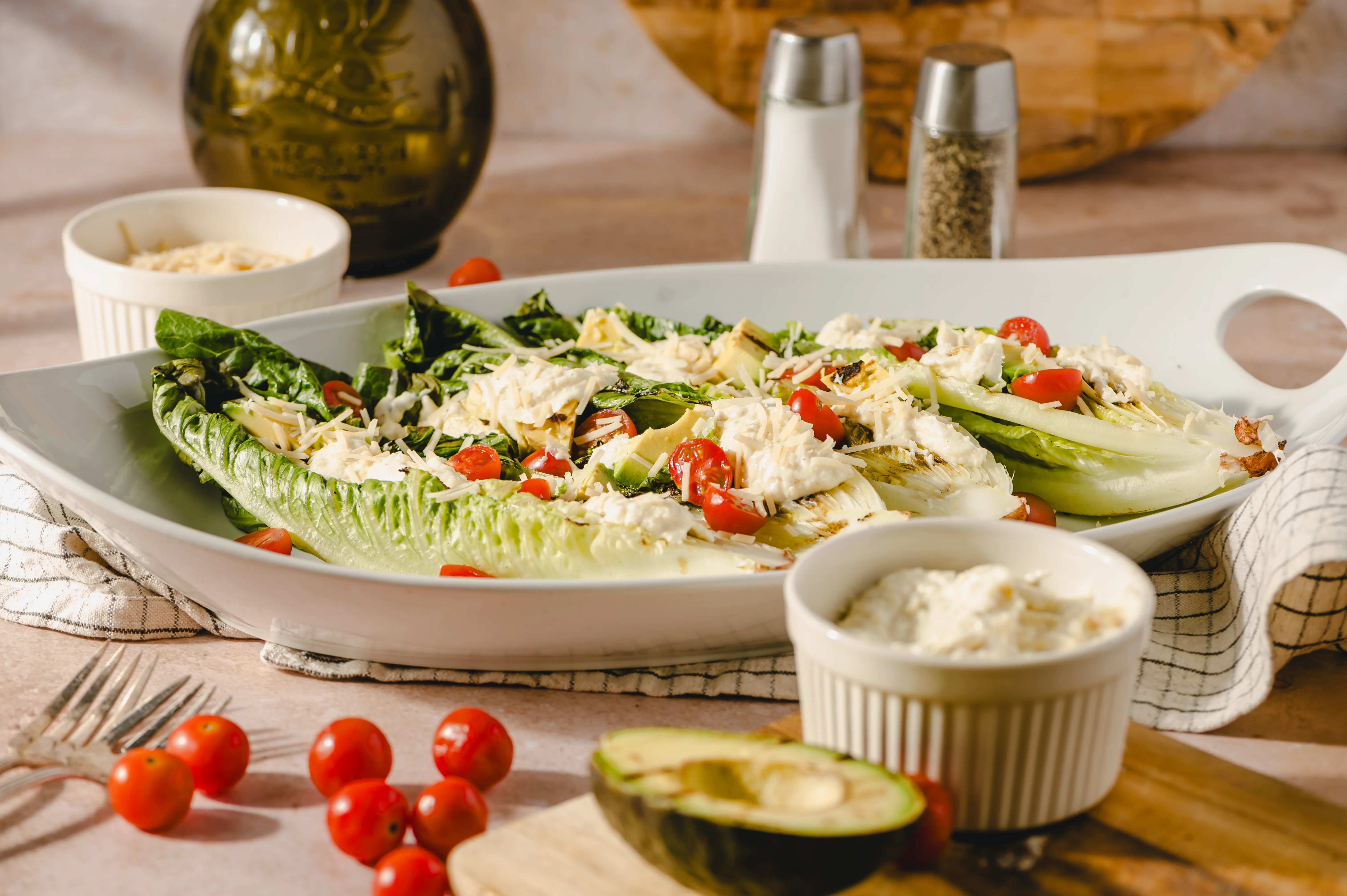 Grilled Caesar Salad | Mama's Cooking