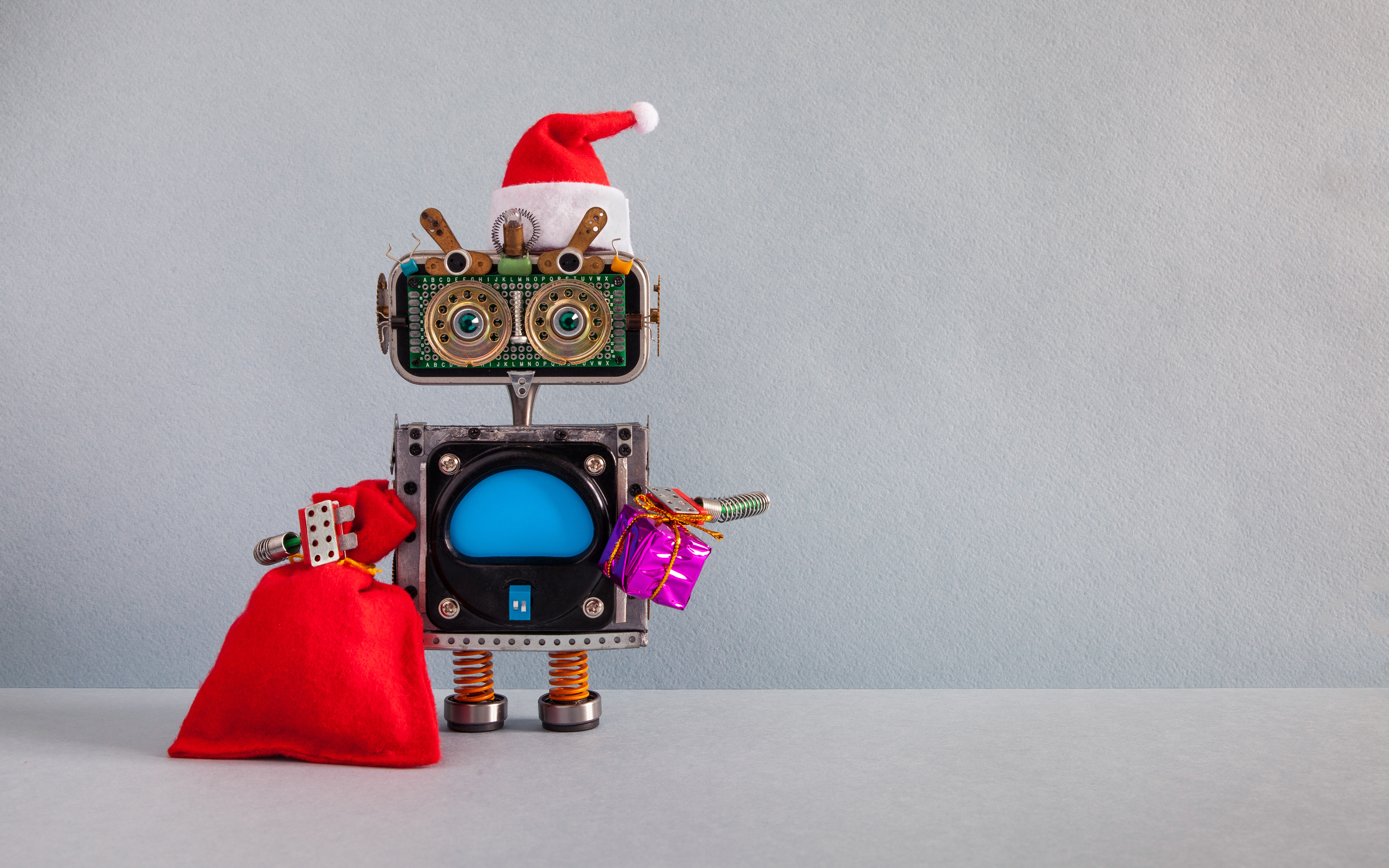 What did the robot want for Christmas? image