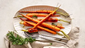 Pristine Roasted Carrots