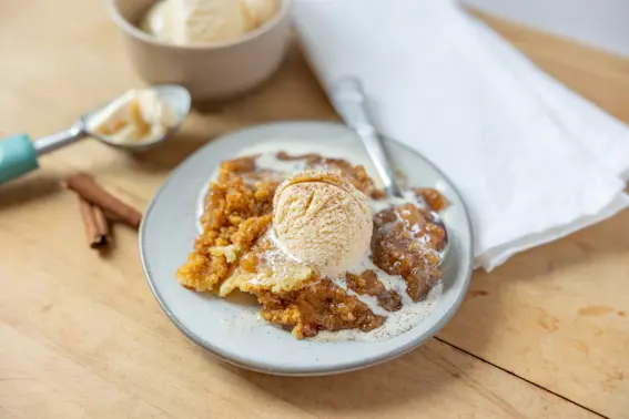 Caramel Apple Dump Cake-8