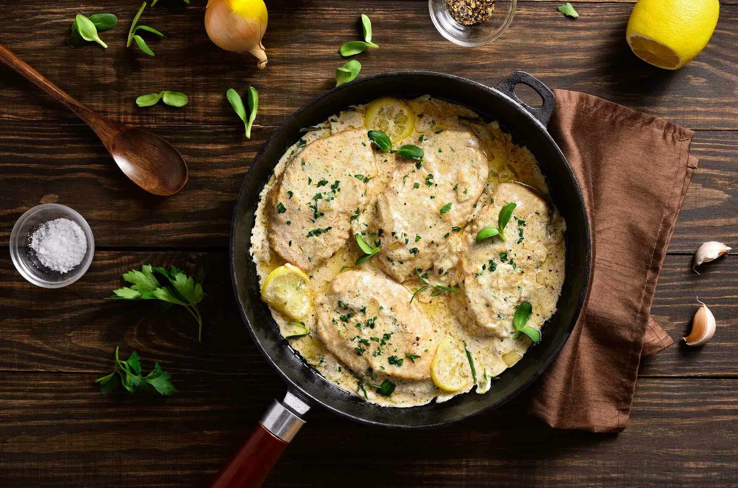 Creamy Lemon Chicken Skillet | Command Cooking