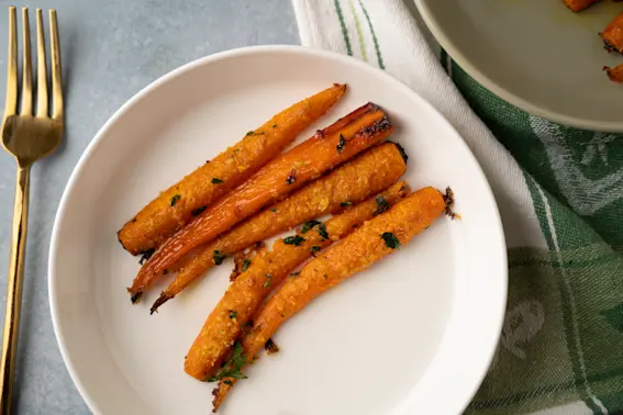 Parmesan Roasted Carrots -05