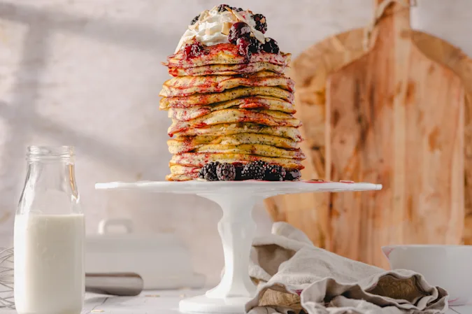 Cheery Cherry Pancakes
