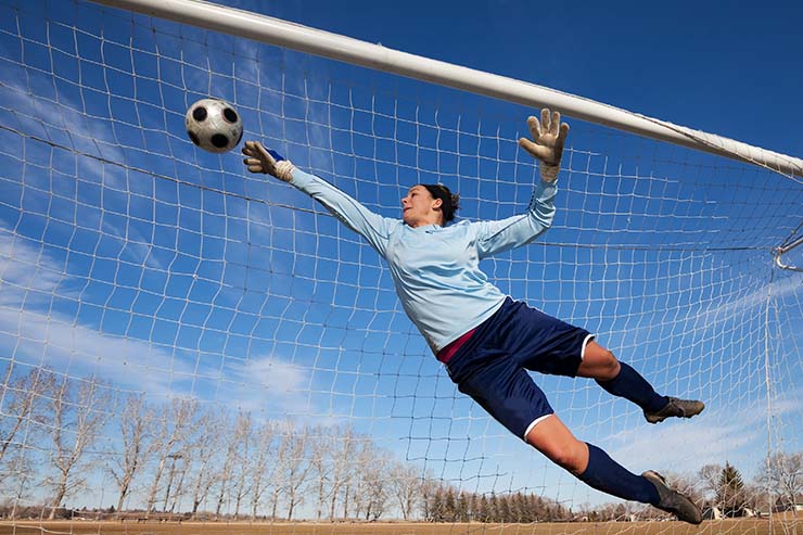  Which position in soccer always plans for the future? image