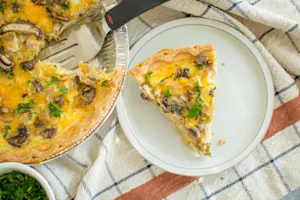 Thanksgiving Leftovers Quiche