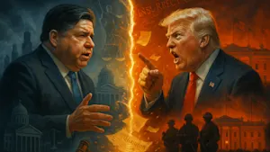 Pritzker Trump Chicago