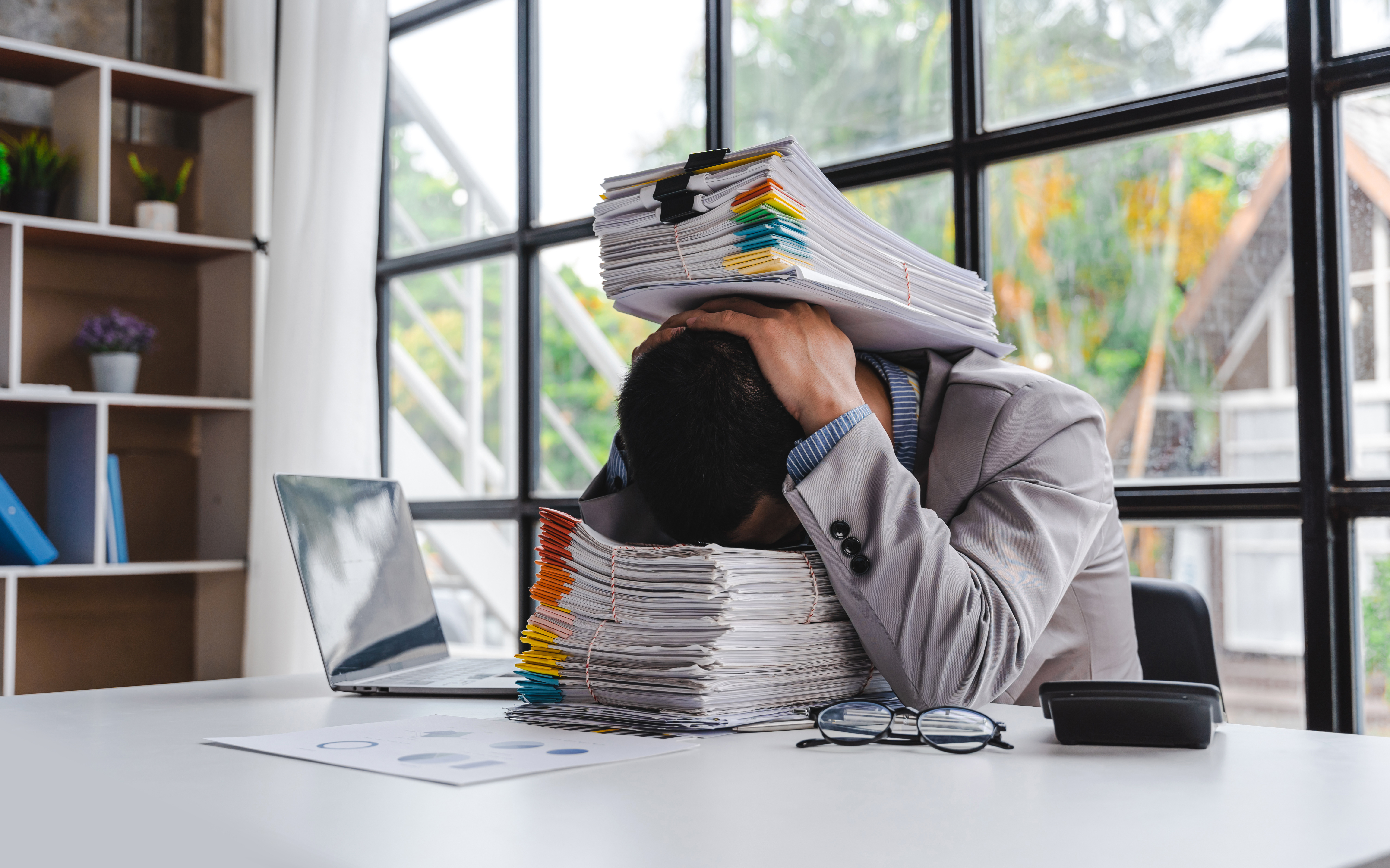 What do accountants tell their children to do to fall asleep? image