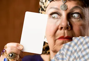 What types of dogs do fortune tellers always choose? image