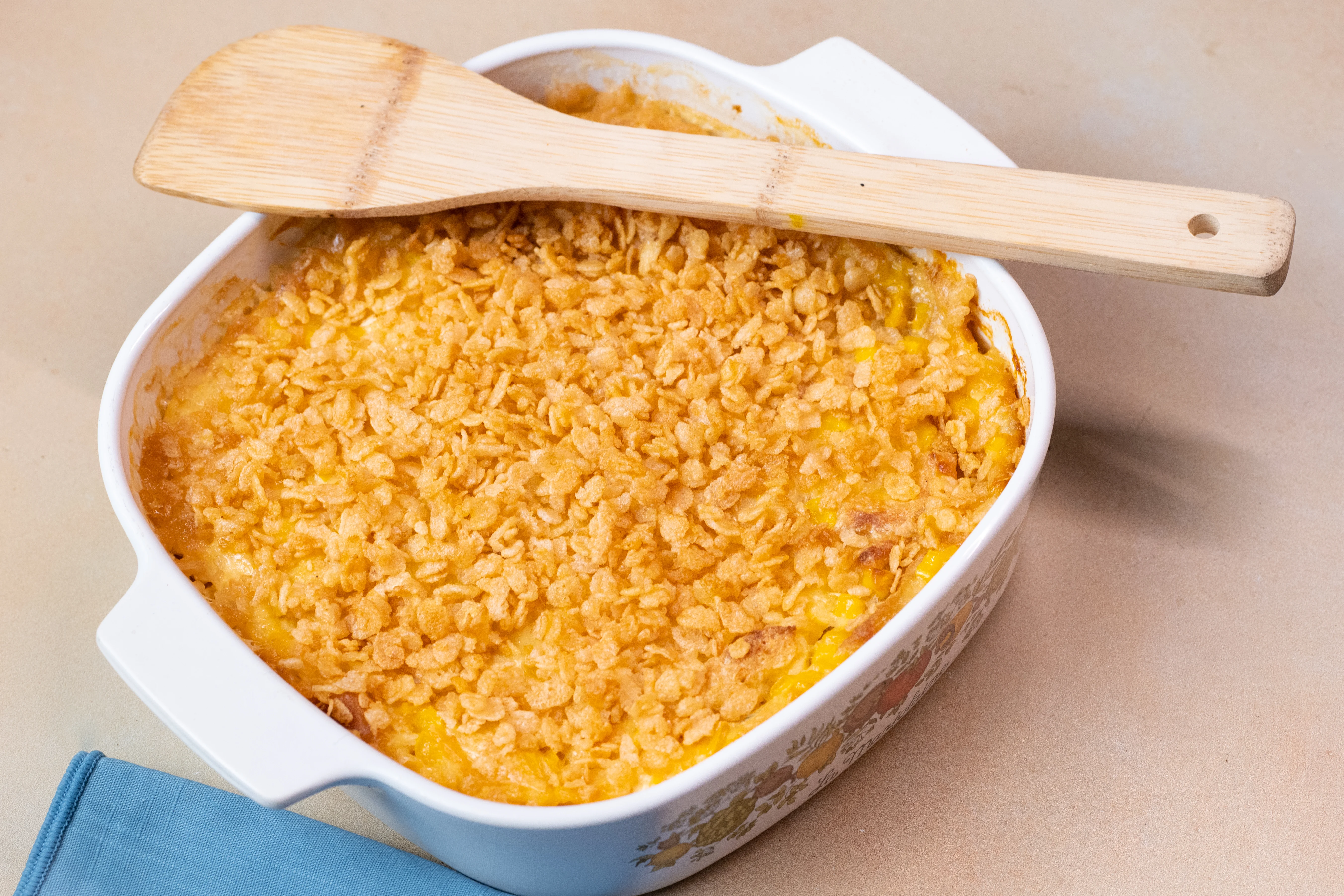 Krispy Sweet Corn Casserole | Cooking Professionally