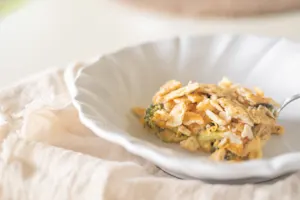 Broccoli Cheese Cracker Casserole