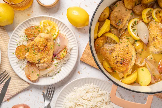 One-Pot Braised Chicken And Potatoes