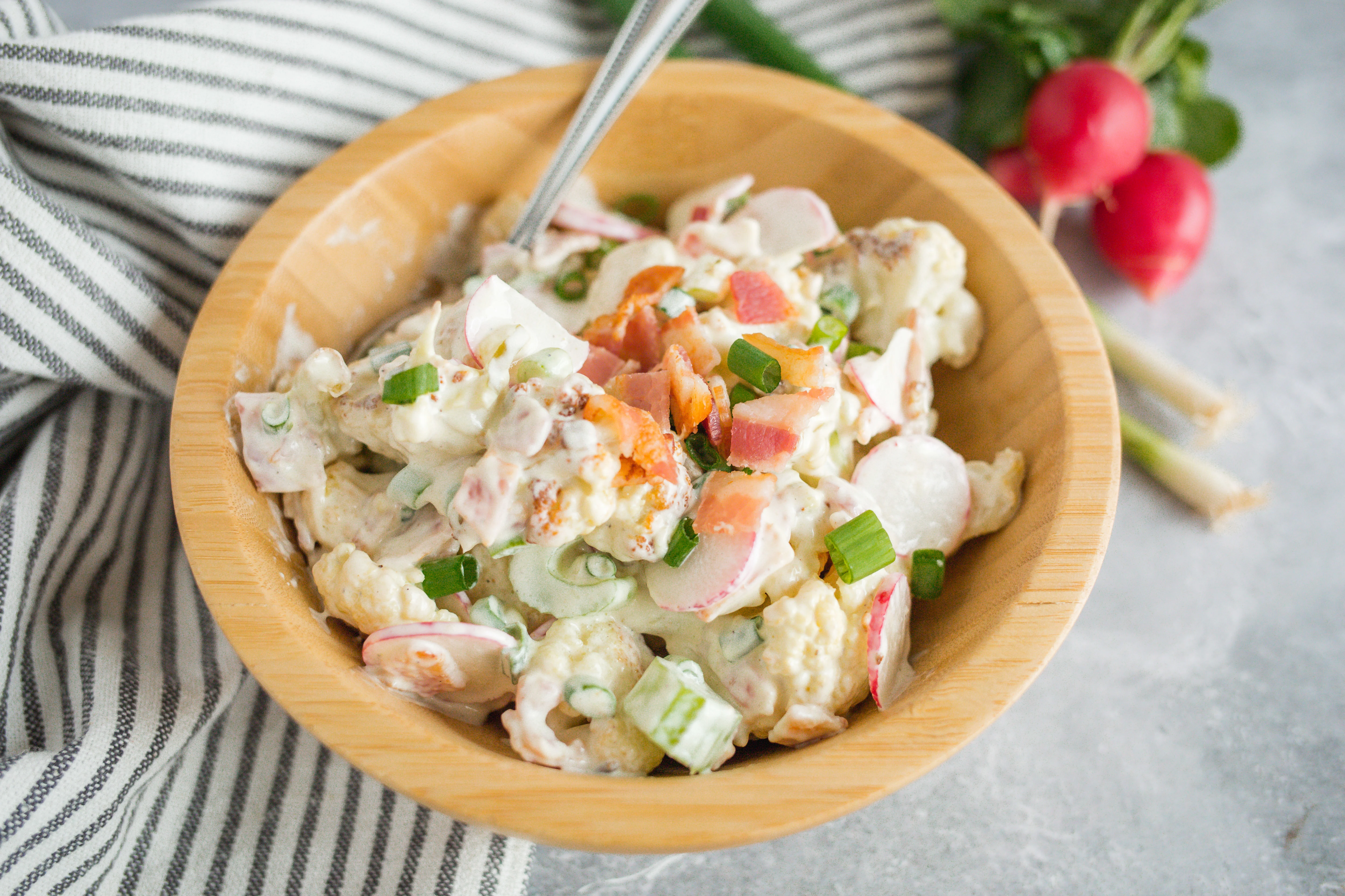 Loaded Cauliflower Salad | Command Cooking