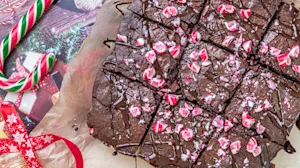 Candy Cane Brownies 2
