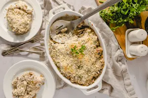 Unstuffed Mushroom Casserole
