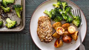 Sheet Pan Pork and Veggie Dinner