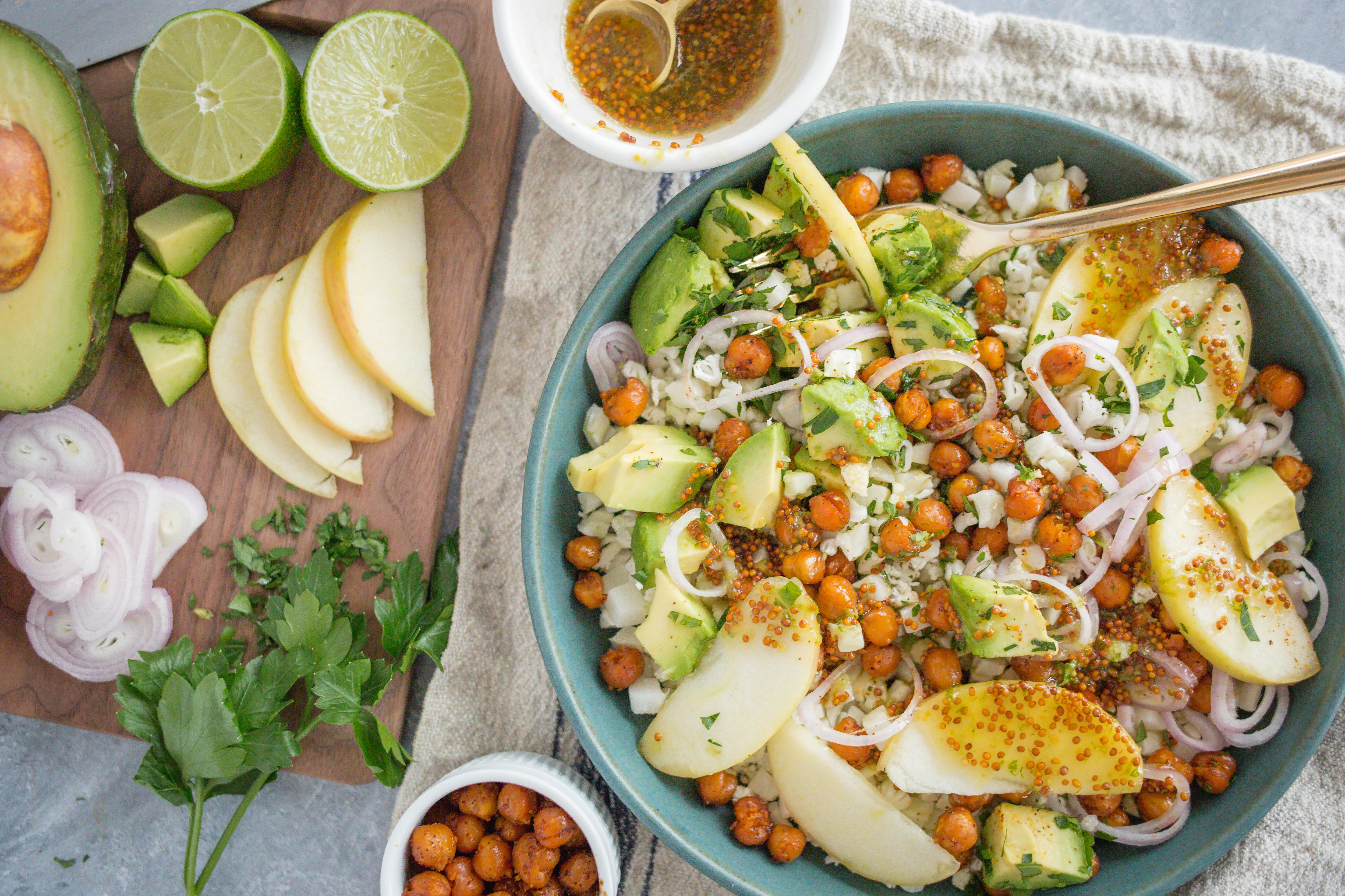 Springtime Cauliflower Salad | Cooking Professionally