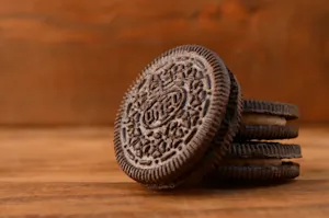 Why did the Oreo get an A on the test? image