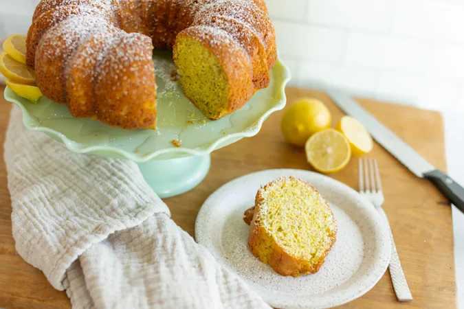 Poppy Lemon Cake