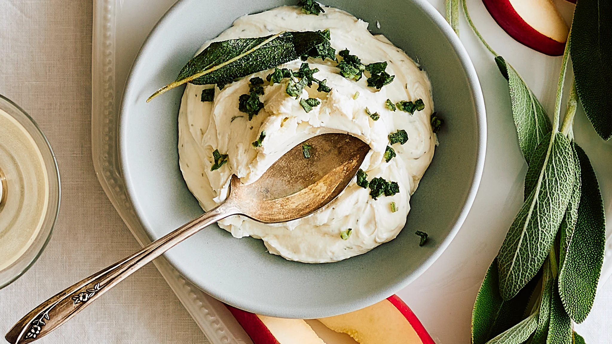 Whipped Goat Cheese Spread | Lazy Cooking