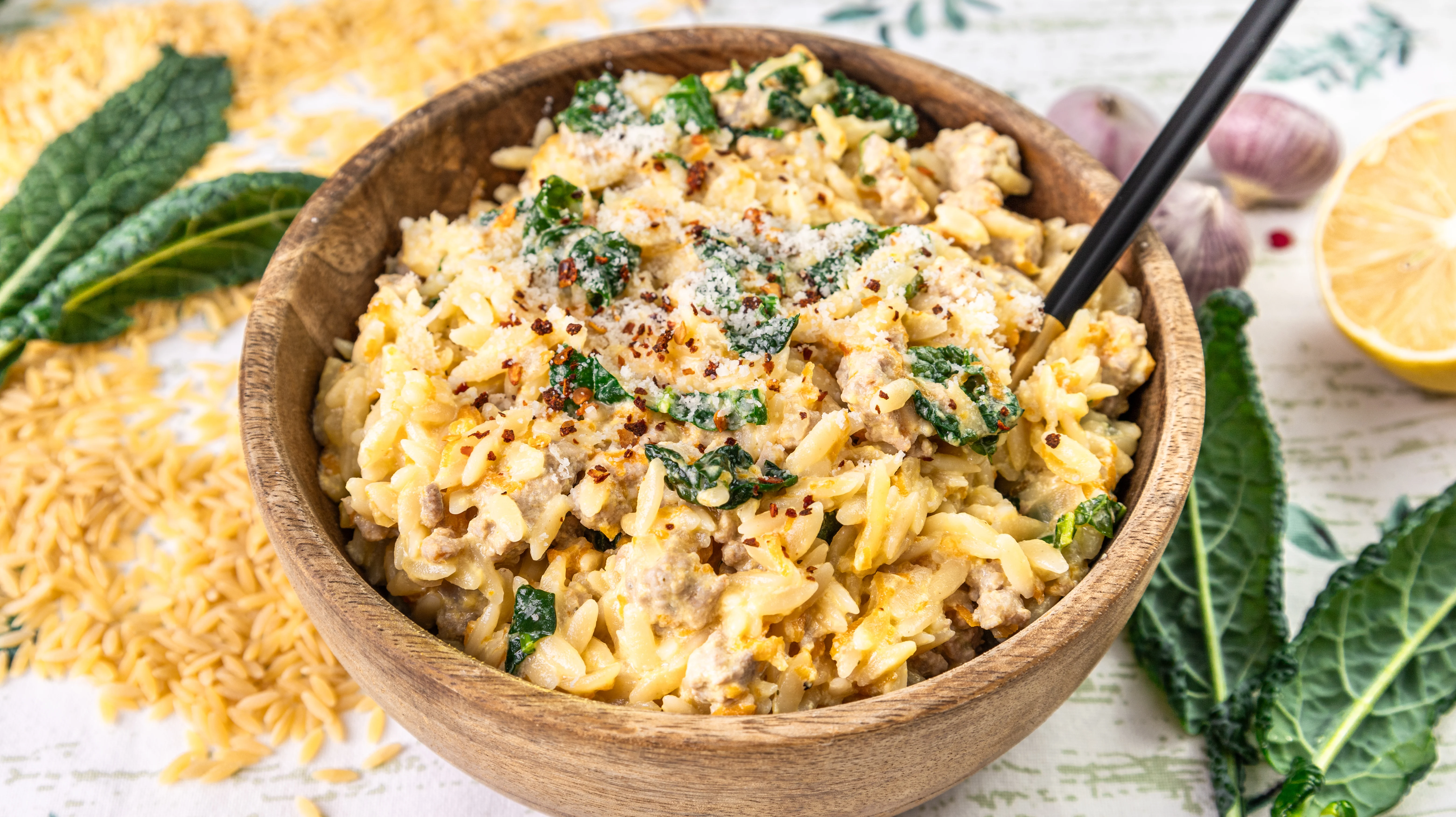 Toscana Orzo | Heartland Cooking